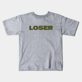 Loser, green Kids T-Shirt